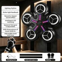 2026 Hot Wall-Mounted Boxing Game Machine, Voice Music & LED Screen With Gloves, Daily Fitness Entertainment Toy - Multicolor - View 12
