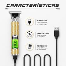 Professional High-Power Rechargeable Shaver - Gold - View 5