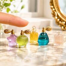 Perfume Bottle And Cosmetic Miniature Model, 1:12 Scale Dollhouse Vanity Bathroom Decor Ornament, Miniature Photography Prop - one-size - View 3