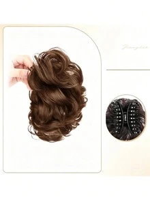 Fluffy Synthetic Hair Bun Claw Clip Hair Accessory, Fake Bun Hair Clip, Bun Hair Accessory For Easy Updo Styling, Fluffy Hair Bun Hair Accessory For Slouchy Daily Updo Styling - Wig Hair Grab - View 9