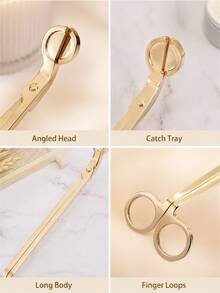 Candle Wick Trimmer Candle Scissors Candle Accessories & Decor Candle Extinguisher Home Decor Wick Cutter Multi-Color Options Birthday Graduation Gift - Multicolor - View 10