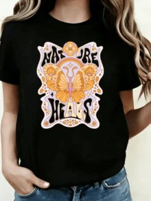 Women T-Shirts - 黑色 - 查看 1