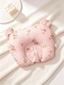 1pc Cute Printed Baby U-Shaped Lightweight Thin Small Pillow, Soft Comfortable Anti-Flat Head Neck Support Pillow, All Season - Multicolor - View 2