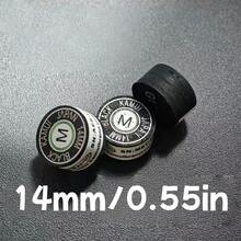 1pc Professional Snooker And English Billiard Cue Tip, High Quality Tip, 14mm, Suitable For Billiards, Snooker, English/Billiard Cue, Billiard Accessories, Competition/Training - Multicolor - View 2