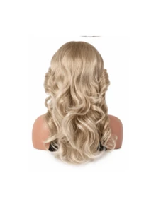 Women's Gold Wig 60s-70s Disco Party Outfit Farrah Fawcett Style Natural Synthetic Full Head Vintage Party Cosplay Halloween Christmas SRT Wig - Linen Gold - View 5