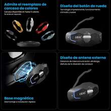 Ejeas X10 Helmet Intercomunicador Para Casco Moto Mesh 4.0 - ejeas-X10 - Ver 3