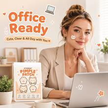 HITWORKER 100/200/300PCS Invisible HydrocolloidPatches Blemish And Pimple CoverStickers For The Face, Gentle And Non-Irritating - One Size Fits All - View 5