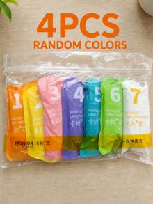 7-Pack Disposable Rain Ponchos, 7 Colors, Ultra-Lightweight Waterproof Hooded Raincoats, Compact Emergency Rain Gear, Theme Park Essentials, Travel Essentials, Summer Travel Essential For Camping, Festivals, Outdoor Events & Commuting - Multicolor - View 14