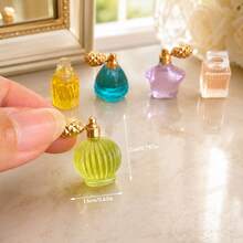 Perfume Bottle And Cosmetic Miniature Model, 1:12 Scale Dollhouse Vanity Bathroom Decor Ornament, Miniature Photography Prop - one-size - View 2