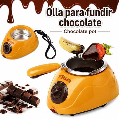 Crisol de chocolate eléctrico Crisol de chocolate DIY utensilios de cocina para hornear pasteles, mantequilla, chocolate, calefacción, herramientas profesionales para hornear