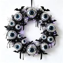 10 Stücke gruselige Disco-Augen-Spiegel-Kunststoffkugeln, glänzend, geeignet für Halloween-Disco-Partys, DIY-Blumenkränze, Maskenball-Kostüme, Bars, Themenparty-Tischdekoration, Hof, Garten, Innen-/Außenbereich, Heimdekoration, originelle Requisite, 4 cm/1,57 Zoll, Halloween-Dekorationen - Disco-Augapfel - Übersicht 2