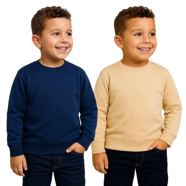 Kit 2 Blusas de Frio Moletinho Infantil Menino