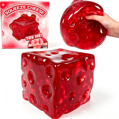 1 pieza Bola de queso maleable de rebote lento hecha a mano, juguete para aliviar la ansiedad, juguete para los dedos, alivio de la presión manual, juguete de Pascua, juguete para apretar, juguete para aliviar el estrés, ansiedad y relajación, regalo de fiesta, relleno de bolsa de regalo, premio, cumpleaños, juguete para apretar de relleno