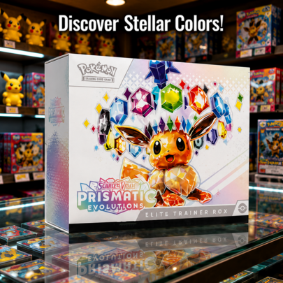 pokemon Pokémon TCG Scarlet And Violet Prismatic Evolutions Elite Trainer Box 9 Packs Gift Set