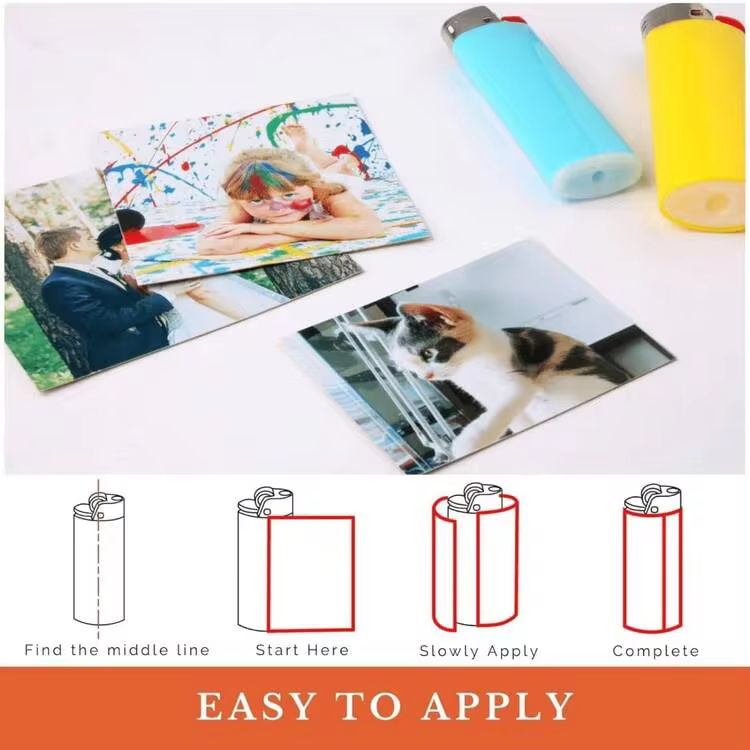 Custom Lighter Packaging Stickers, Can Print Personal Photos, Personalized Lighter Pocket Stickers, Lighter Advertising Decoration, Promotional Gifts, Can Print Logo And Slogan (Lighter Not Included) - Multicolor - View 4