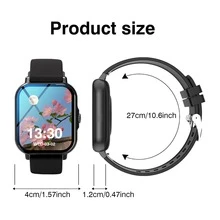 Smart Watch, Wireless Call/Dialing, Multi-Sport Modes, Unisex, Sports Watch, Customizable Wallpaper, Compatible With IPhone/Android - Multicolor - View 7
