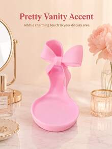 High Heel Shaped Jewelry Tray, Pink Jewelry Storage Box; Multi-Functional Storage For Rings, Earrings, Bracelets And Necklaces; Fashionable And Cute Design, Perfect For Placement On Vanity, Nightstand Or Bedroom; Elegant Jewelry Display Tray - Multicolor - View 9
