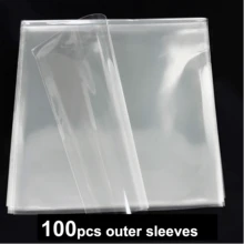 50/100入 透明黑膠唱片外保護套,適用12.75英吋雙LP唱片及大多數12英吋折疊LP唱片,3mil厚,適合聖誕節/情人節 - 12inch - 查看 8