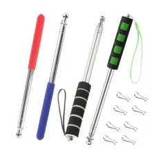 Retractable Hand-Held Flag Pole, Collapsible Teacher Pointer Flag Stick - Multicolor - View 14