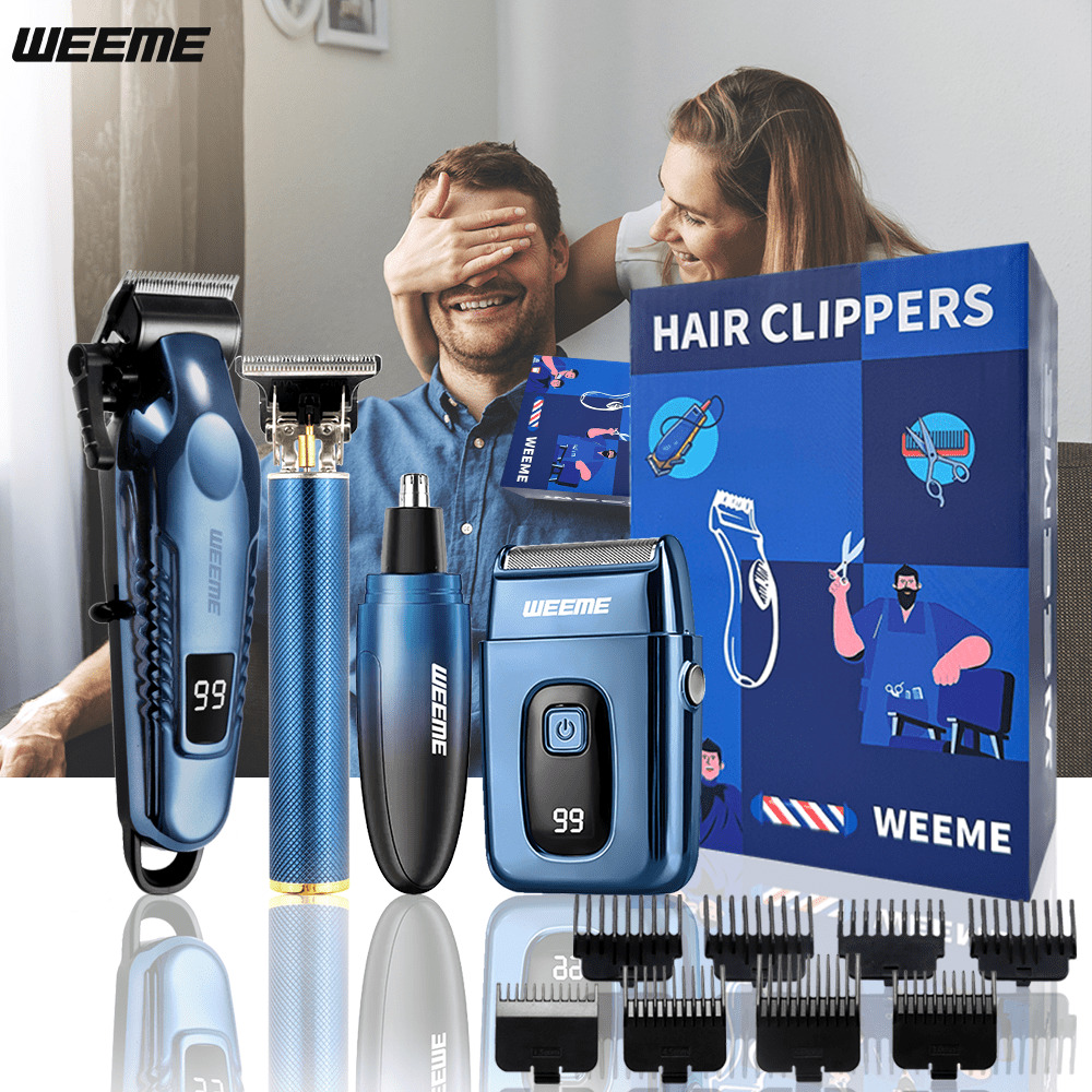 WEEME Juego de herramientas multifuncionales para cortar el cabello de 4 piezas/3 piezas/2 piezas/1 pieza