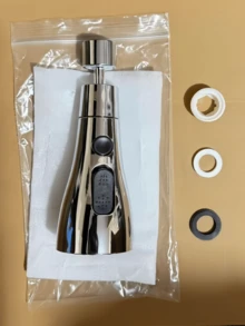 1pc Kitchen Faucet Sprayer Head Replacement, 720° Rotation, 3-Function Pull-Down Spray Head, G1/2 Connection - Multicolor - View 15