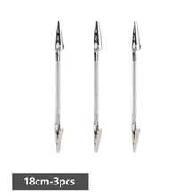 3pcs/5pcs Double-Head Crocodile Clip Mosquito Coil Holder, Anti-Breakage Iron Tray, Indoor Stainless Steel Spring Clip Mosquito Coil Rack - Double-ended Stainless Steel Bracket - View 17