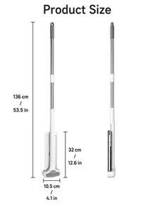 Hands-Free Flat Mop With Dual-Sided Squeegee And Water-Wringing System, Long Handle Extendable Floor Cleaning Mop, Dry And Wet Use Microfiber Mop Pad - Multiple Styles - View 12