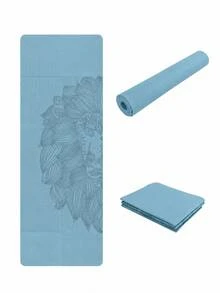 Portable Foldable Yoga Mat, Non-Slip Fitness Exercise Mat, Thickened Shock-Absorbing Sound-Insulating Training Mat, Easy To Clean Waterproof Sweat-Resistant Stain-Resistant, Home Pilates Mat, Stretching Mat, Travel Storage Yoga Mat, Lightweight Foldable Portable, Suitable For Yoga, Gym, Gymnastics, Jump Rope, Home Workout Training, Unisex - Multicolor - View 9