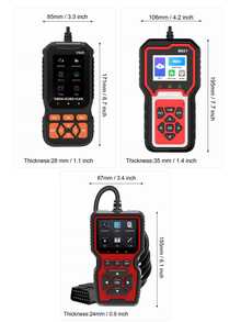 أداة تشخيص OBD2، قارئ رموز أعطال المحرك مع وظيفة إعادة الضبط، يدعم الوضع 6 والوضع 8 واختبار الجاهزية I/M، يتحقق تلقائيًا من ضوء أعطال المحرك، متوافق مع جميع مركبات OBDII المصنعة بعد عام 1996 - متعدد الألوان - مشاهدة 11