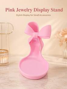 High Heel Shaped Jewelry Tray, Pink Jewelry Storage Box; Multi-Functional Storage For Rings, Earrings, Bracelets And Necklaces; Fashionable And Cute Design, Perfect For Placement On Vanity, Nightstand Or Bedroom; Elegant Jewelry Display Tray - Multicolor - View 10