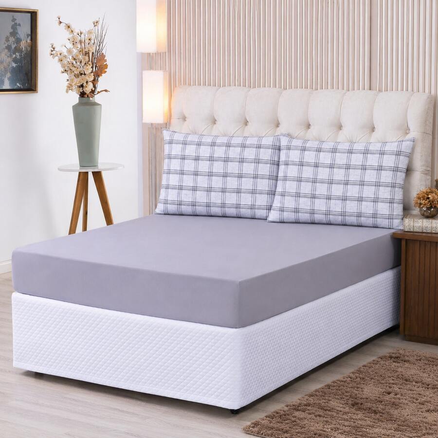 3-Piece 100% Cotton Percale Bedding Set - CL19 - View 1
