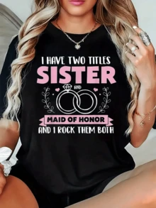 Women T-Shirts - 黑色 - 查看 1