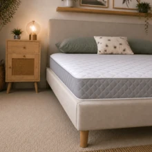 eXtreme Comfort Spring Coil Diamond Grey Essentials Mattress Foam Free Spring Coil, Plush Feel, Cool Touch Plus Sleep Surface, 20cm Deep, Grey, Maximum Value - Grey - View 5