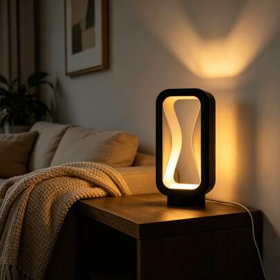 1pc Anti-Deformation Thickened Hard Frame Art Lampshade Night Light Shade (Without Light) Delicate Touch Easy To Clean Material Living Room Entrance INS Style Atmosphere Desktop Table Lamp Shade