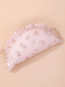 1pc Cute Ruffled Baby Pillow, Soft Comfortable Anti-Flat Head Neck Support Pillow, All-Season Children's Pillow - Multicolor - View 18