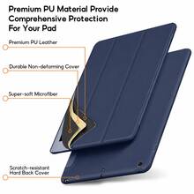 Étui de protection pliable pour tablette Tab A11 Plus, housse de protection antichoc - Bleu marine - Voir 5