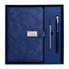 Luxury A5 Notebook And Pen Gift Set (With Gift Bag); PU Leather Notebook With Metal Clasp; Premium Writing Notebook Set Suitable For Work, Study, Travel, And Personal Planning. - Set - View 10