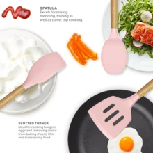 14-Piece Silicone Kitchen Utensils Set Non-Stick Cooking Spoon And Baking Tools - VJN0284-p - View 10