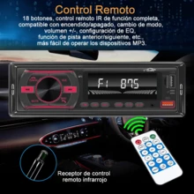 Radio Autoestéreo Reproductor 1din Bluetooth Usb Fm Pantalla 6843 - A - Ver 4