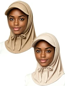 YPGVUO Solid Color Pointed Hood Drawstring Hijab, Sun Protection Breathable Sports Headscarf, Suitable For Daily Walking, Jogging, Travel And Outdoor Activities - Scarf - View 19
