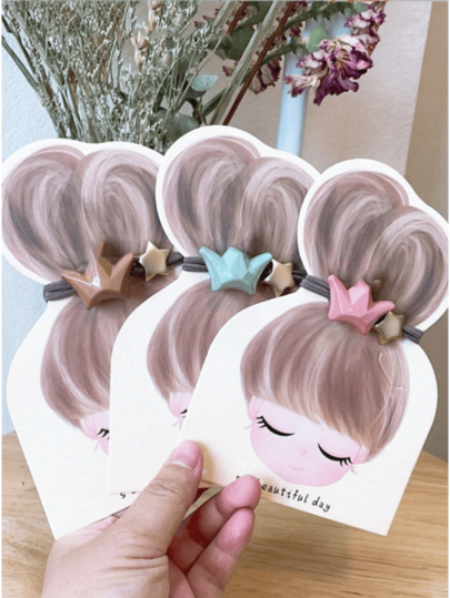 10/20/60pcs Jewelry Packaging Cards Hair Scrunchies Hair Clips Storage Cards, Suitable For Christmas, Halloween. Gift Decoration