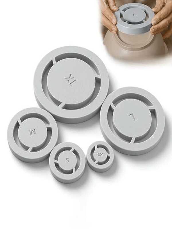 Ceramic Foot Ring Tool - Pottery Foot Mold, Ceramic Clay Base Aligner, For Uniform Foot Pressing Of Pottery Bowls, Cups And Wheel-Thrown Projects