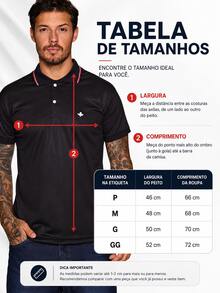 MEN'S POLO COLLAR SHIRT CASUAL BUTTON SLIM T-SHIRT PROMOTION - Red - View 5