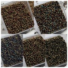 10g/Pack, 1.5/2/2.5/3/4.5mm Picasso Series Glass Beads, Premium Quality With Rich Texture, Suitable For Handmade Beading DIY Crafts, Clothing Weaving, Embroidery And More - 2.0 Picasso Five-color Antique - View 15