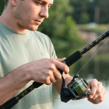 KecchKrezing New Camouflage Fishing Rod And Reel Set With Pre-Installed Reel, Compartment Accessory Box And Storage Bag, Freshwater Travel Fishing Gear, Summer Outdoor Gift Combo - Green - View 7
