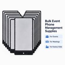 50-Pack Anti-Photography Phone Pouches | PE Material For Private Parties, Weddings, High-End Conferences, And Fashion Shows - Ideal For Factory Privacy Protection And Confidentiality - View 3