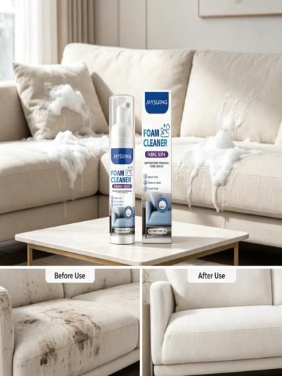 JAYSUING Fabric Sofa Foam Cleaner, Fabric Sofa Fabric Curtain Mattress Foam Cleaner, Deep Clean Sofa Curtain, Refreshing, Holiday Essential, Perfect Gift Choice