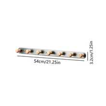 Drill-Free Wall-Mounted Coat Hook Bar, Self-Adhesive Heavy Duty Hanging Hooks, Multi-Functional Door Back Storage Rack, Suitable For Entryway, Hallway, Closet, Bathroom And Bedroom Storage - A - View 2