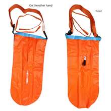 1pc Outdoor Swimming PVC Inflatable Life Buoy With Towing Float, Suitable For Swimmers, Triathletes And Divers, Adjustable Waist Belt Design - Multicolor - View 9