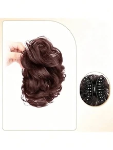 Fluffy Synthetic Hair Bun Claw Clip Hair Accessory, Fake Bun Hair Clip, Bun Hair Accessory For Easy Updo Styling, Fluffy Hair Bun Hair Accessory For Slouchy Daily Updo Styling - Wig Hair Grab - View 11